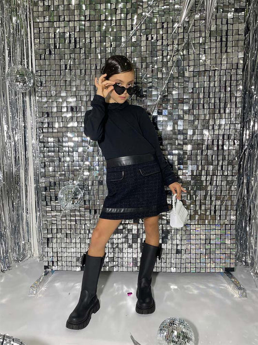 V. 2 Bolsillos Negro