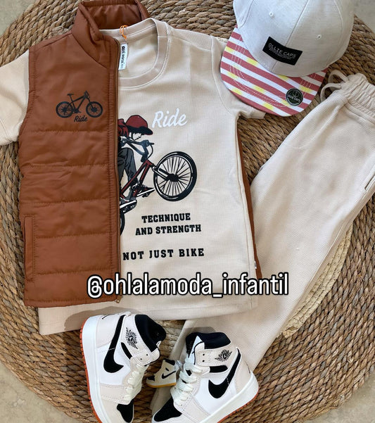Conjunto tres piezas deportivo