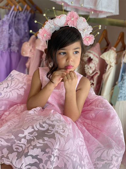 Vestido Princess Rosa